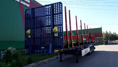 Полуприцеп-сортиментовоз STEELBEAR PF-41L — передняя защитная стенка